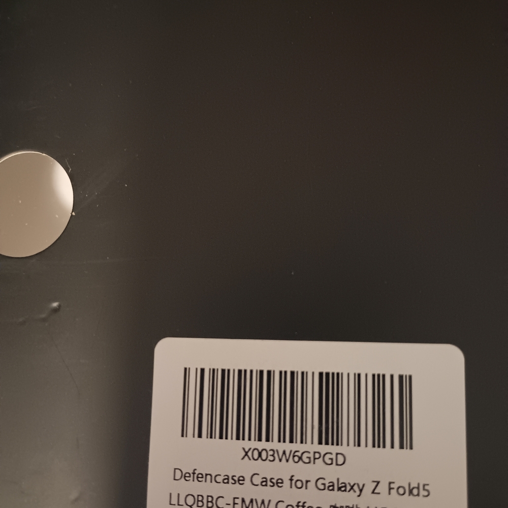Black Defense Case for Galaxy Z Fold5